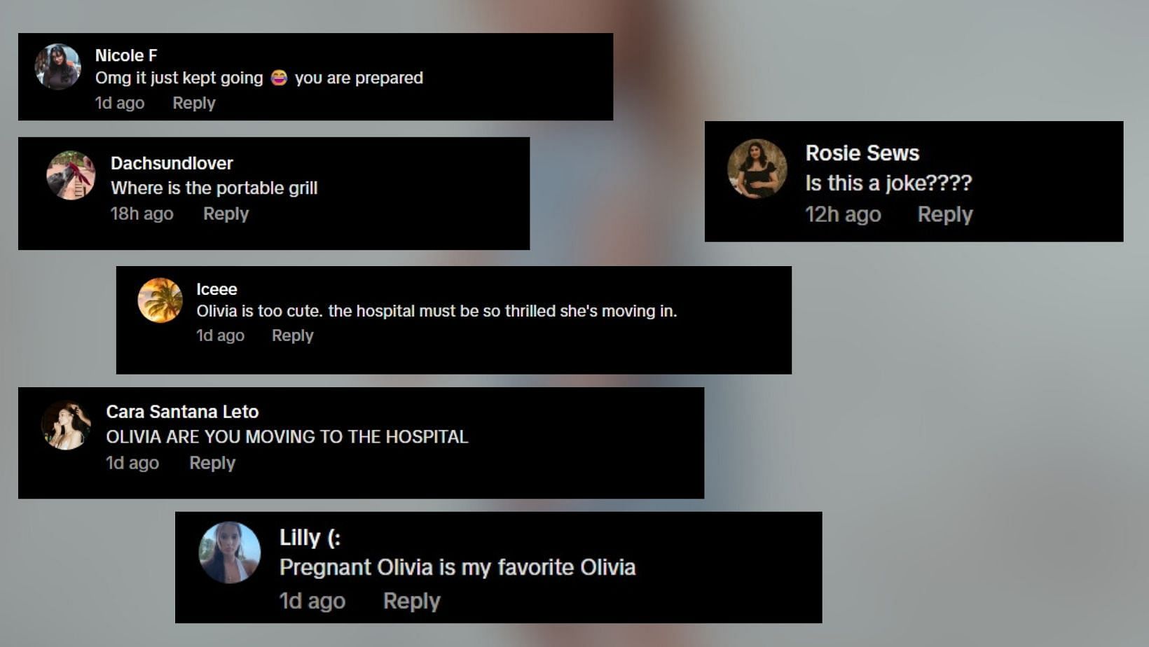 Fans react as Olivia Culpo advises packing ‘tripod’ in hospital bag to film birth (Image Credit: Culpo/TikTok)